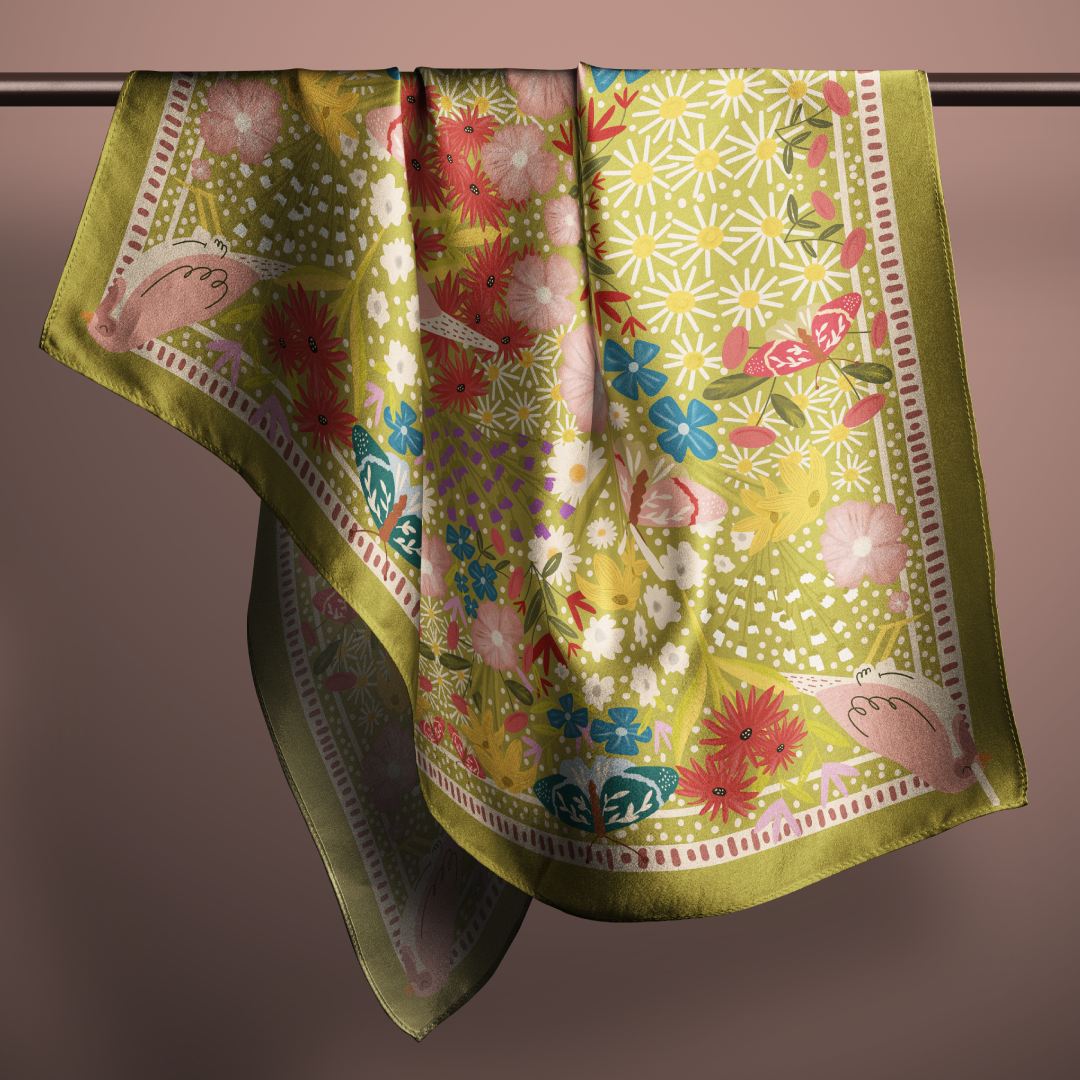 Estampa Fly: ilustración ligera y orgánica para textiles creativos